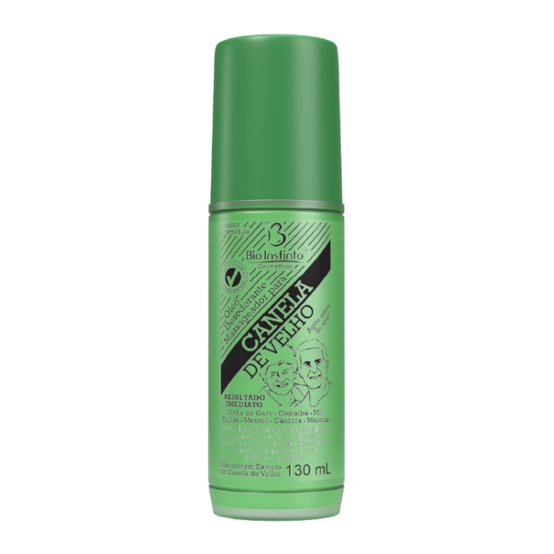 OLEO DESODORANTE MASSAGEADOR PARA CANELA DE VELHO BIO INSTINTO 130 ML