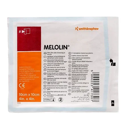 MELOLIN CURATIVO ABSORVIVEL NAO ADERENTE 10X10CM