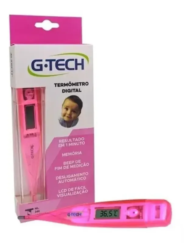 TERMOM CLINICO DIGITAL MODELO TH 150 COR ROSA - GTECH