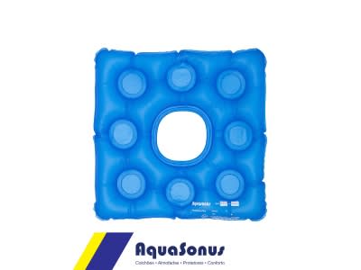 ALMOFADA GEL QUADRADA COM ORIFICO - AQUASONUS
