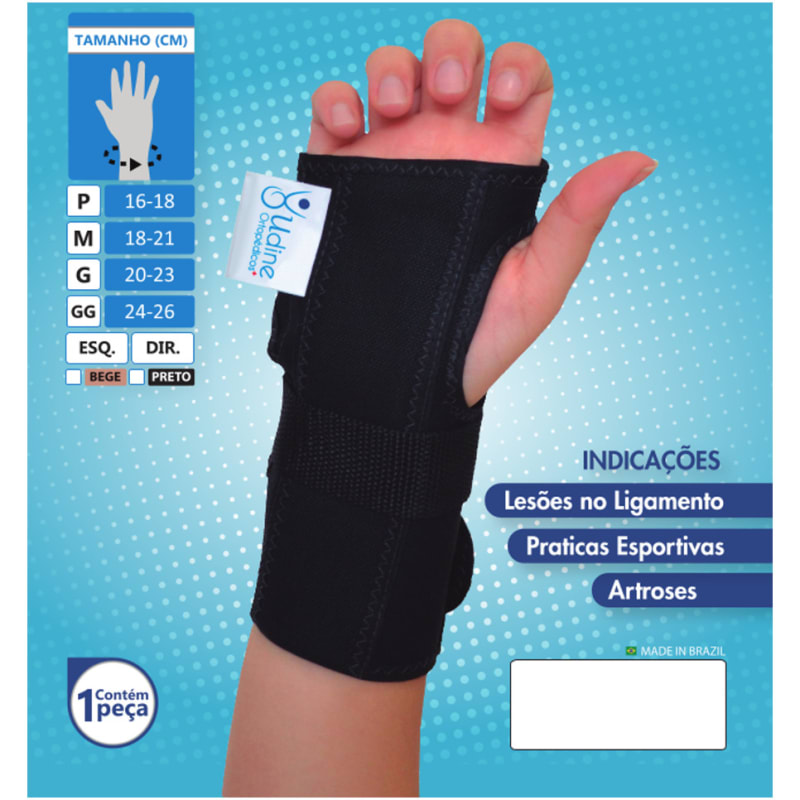 TALA BILATERAL EM LONA TAM G PRETO - UDINE