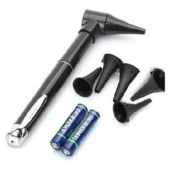 OTOSCOPIO DE LED TIPO CANETA LANTERNA CLINICA 5 ESPECULOS - CONTECK
