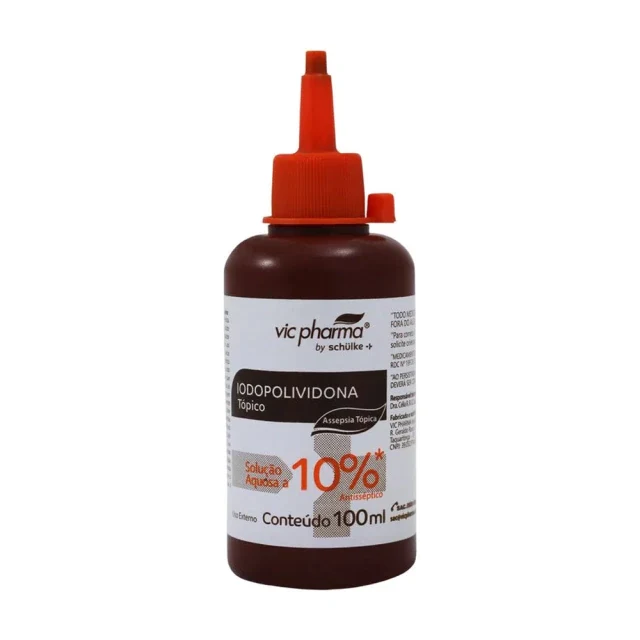 PVPI TOPICO AQUOSO 10% 100ML - VIC PHARMA