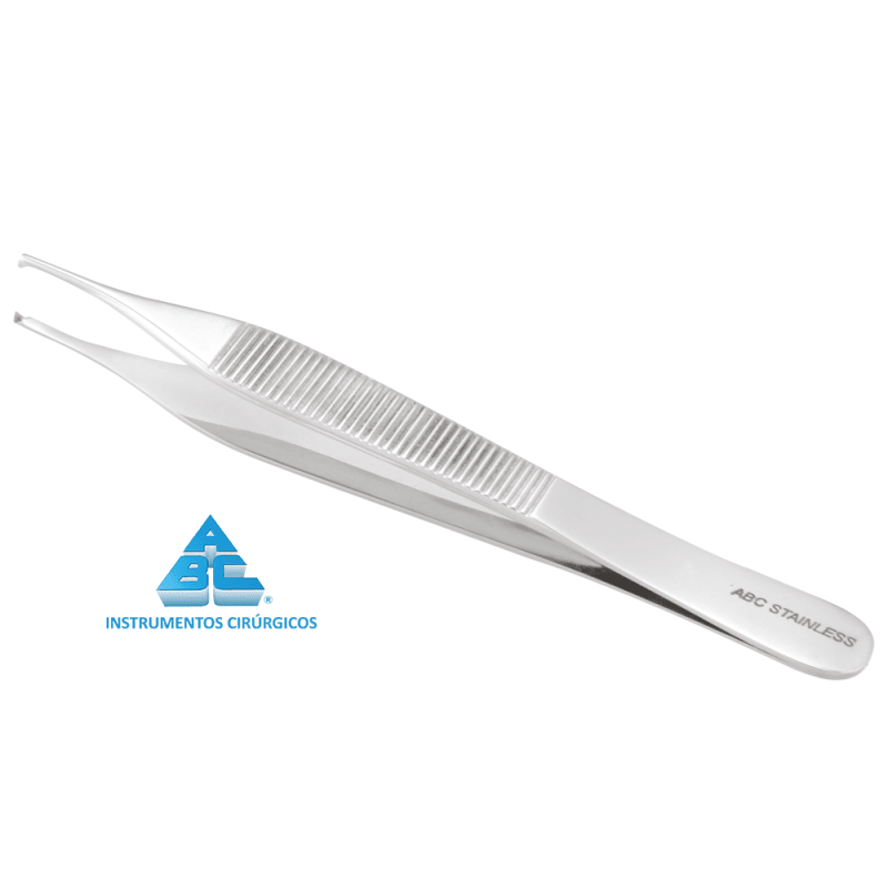 PINCA DE ADSON COM DENTE 12 CM / 1X2 - ABC