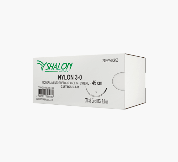 FIO NYLON 2-0CM, TRG 2,0CM, CTI 3/8 - SHALON