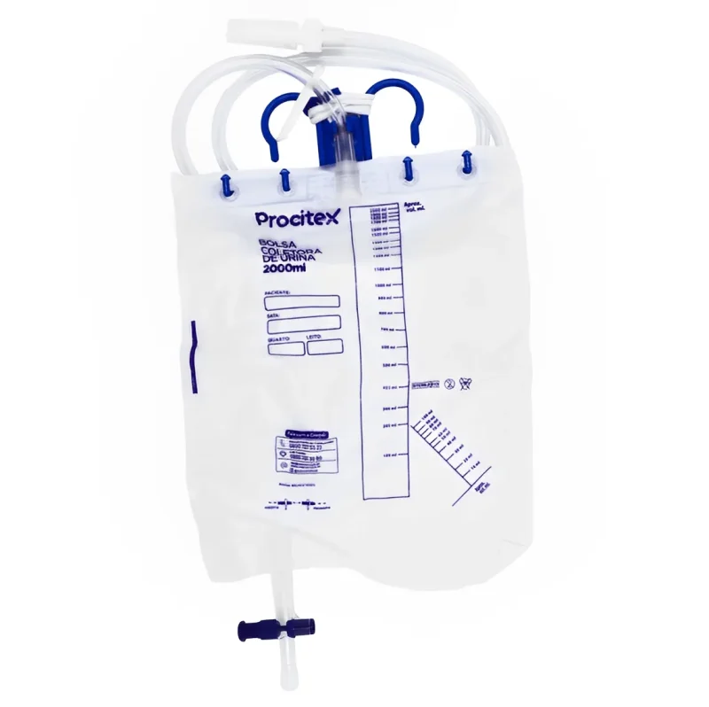 BOLSA COLETORA DE URINA SISTEMA FECHADO 2000ML - PROCITEX