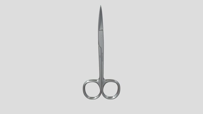 TESOURA IRIS OU GENGIVA RETA 12 CM (46P4) - ABC