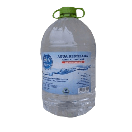 AGUA AUTOCLAVE DESTILADA 5000ML C/04-.-SOFT WATER