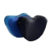 ALMOFADA ANATOMICA APOIO DE JOELHOS E PERNAS AZUL