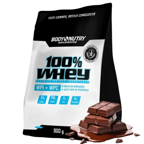 WHEY 100% REFIL 900G CHOCOLATE - BODY NUTRY