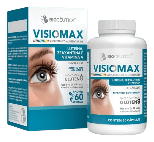 VISIOMAX SUPLEMENTO ALIMENTAR DE LUTEINA ZEAXANTINA E VITAMINA A C/ 60