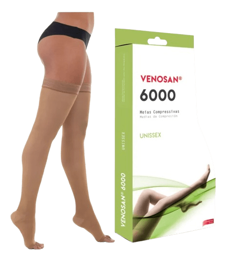 VENOSAN 6000 AGH COMP 20-30 TAM P PE ABERTO BEGE - VENOSAN