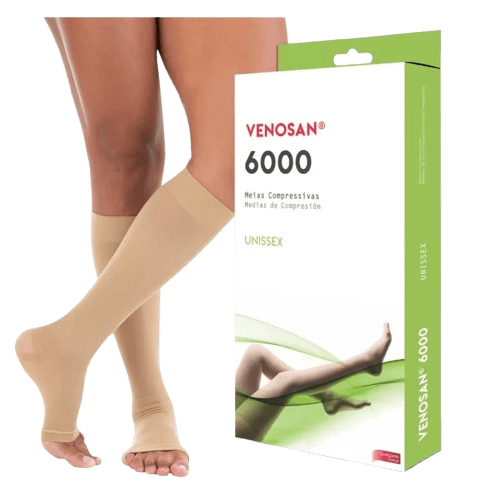 VENOSAN 6000 AD COMP 20-30 TAM M PE ABERTO BEGE - VENOSAN