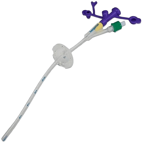 UN SONDA DE GASTROSTOMIA NUTRIPORT KANGAROO SKIN LEVEL COM BALAO 16FR X 1,7 CM