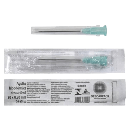 AGULHA DESC. 30X8 1UN - DESCARPACK