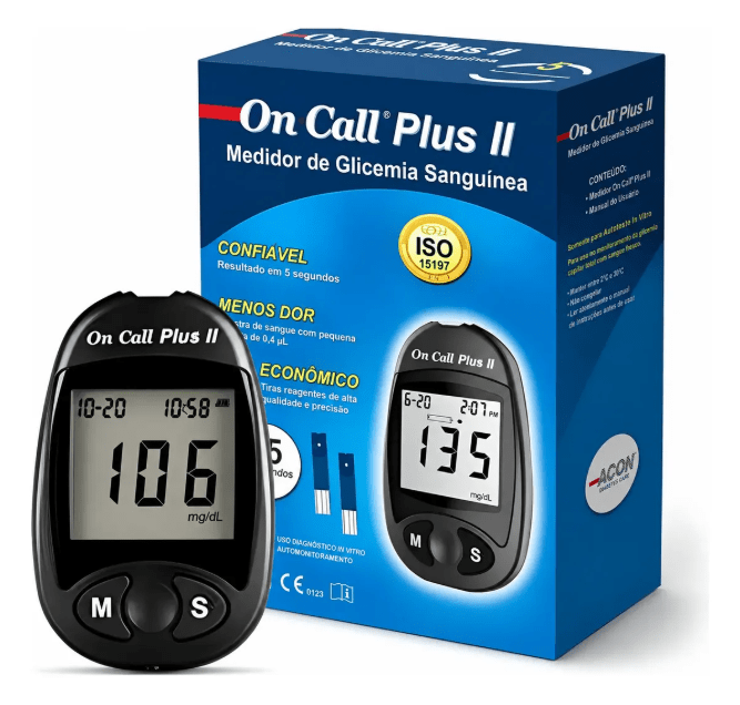 AP MEDIDOR DE GLICOSE SIMPLES - ON CALL PLUS