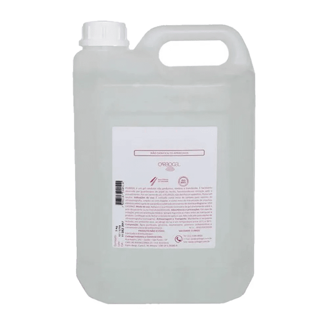 PASTA P/ ULTRASSOM 5000ML INCOLOR C/1-CARBOGEL ULT-CARBOGEL