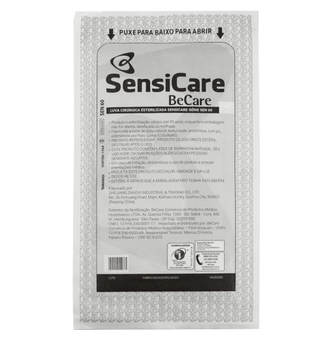 LUVA CIRURGICA ESTERIL N. 6,5 SENSICARE BECARE