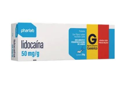 Lidocaina Pomada 50mg - 25g - PHARLAB