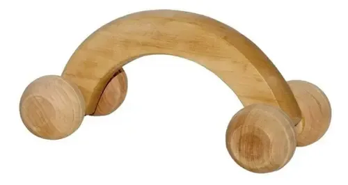 MASSAGEADOR DE MADEIRA TIPO CARRINHO FUSCAO