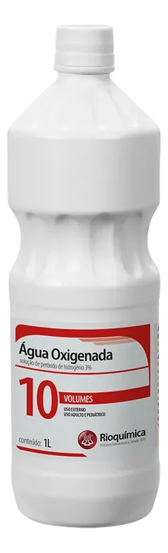 AGUA OXIGENADA 10 VOL 1000ML - RIOQUIMICA