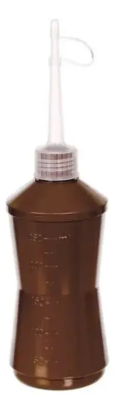 ALMOTOLIA PLAST 250ML ESCURA C/12 BICO RETO