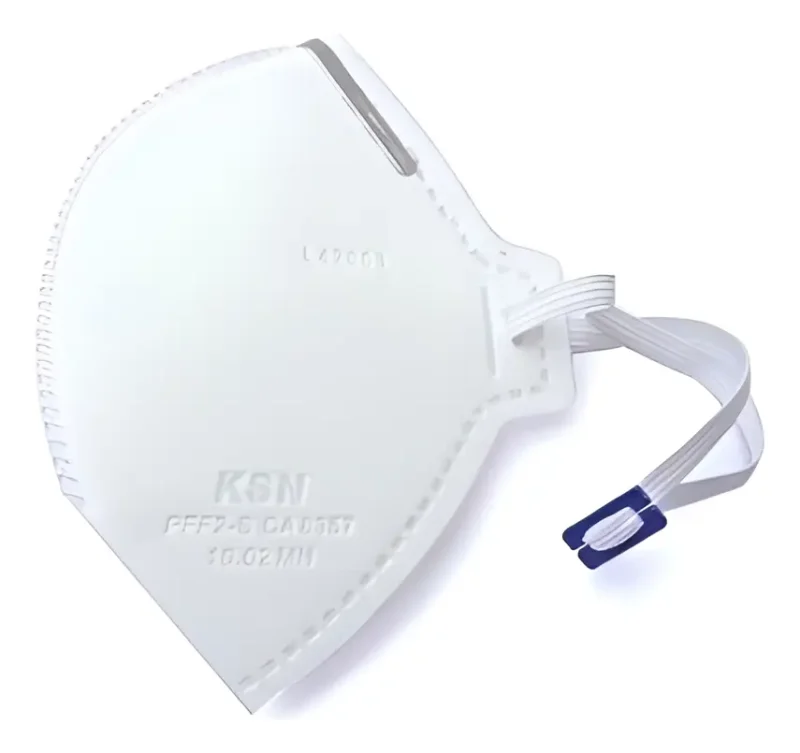 MASCARA PFF2 SEM VALVULA KSN CA 8357 BRANCO - KSN