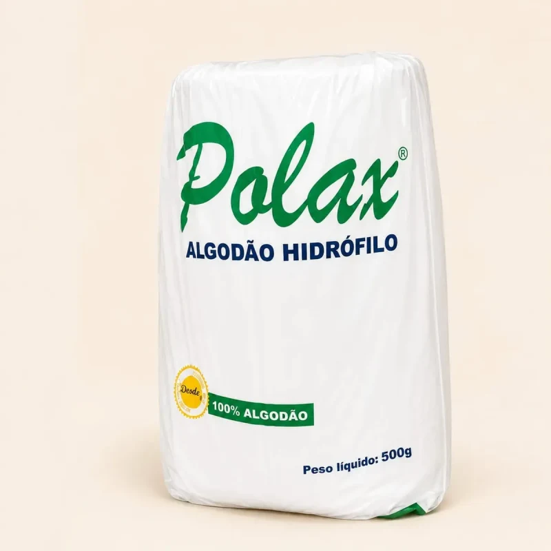 ALGODÃO HIDROFILO 500G POLIMAX