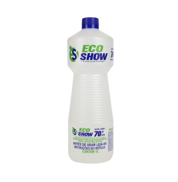ALCOOL 70% 1000ML C/ 12FR ECOSHOW