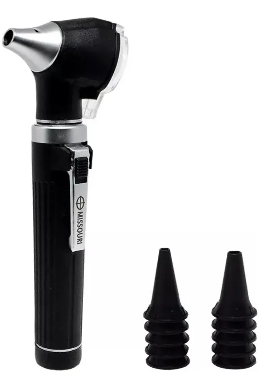 MINI OTOSCOPIO 10 ESPEC DESC LUZ BRANCA FRIO LED + LUZ AMARELADA - MISSOURI