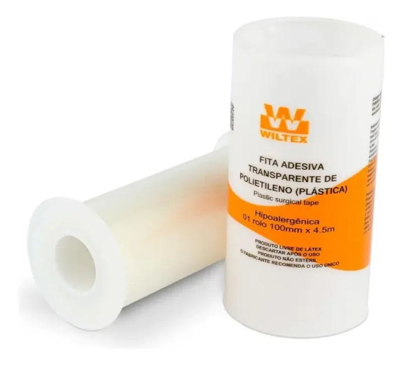 FITA ADES. PLASTICA 100X4,5 C/CARR WILTEX.