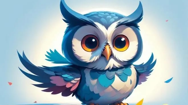 Leonardo.Ai | An owl counting.