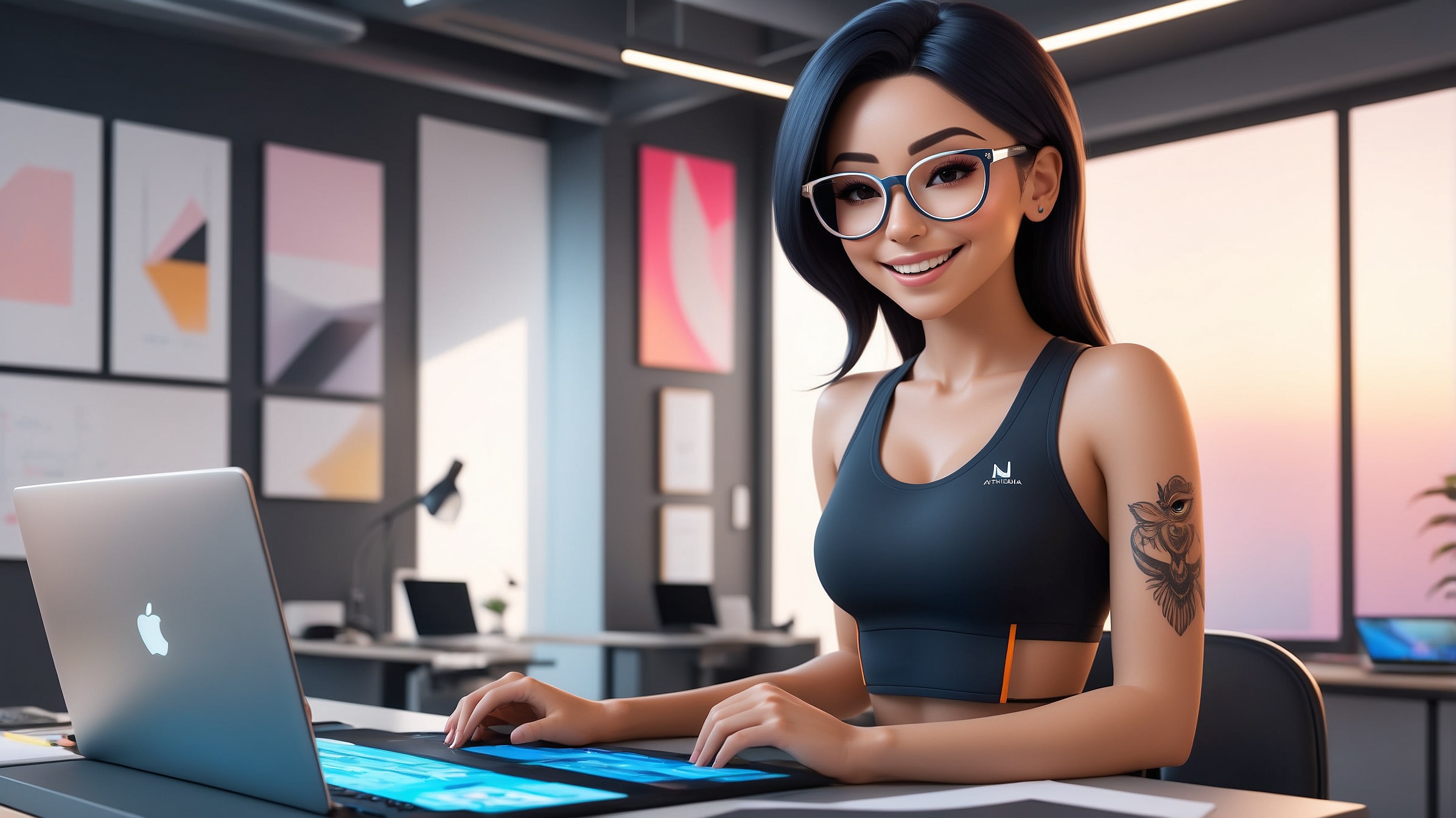 Leonardo AI | Athena Character Reference