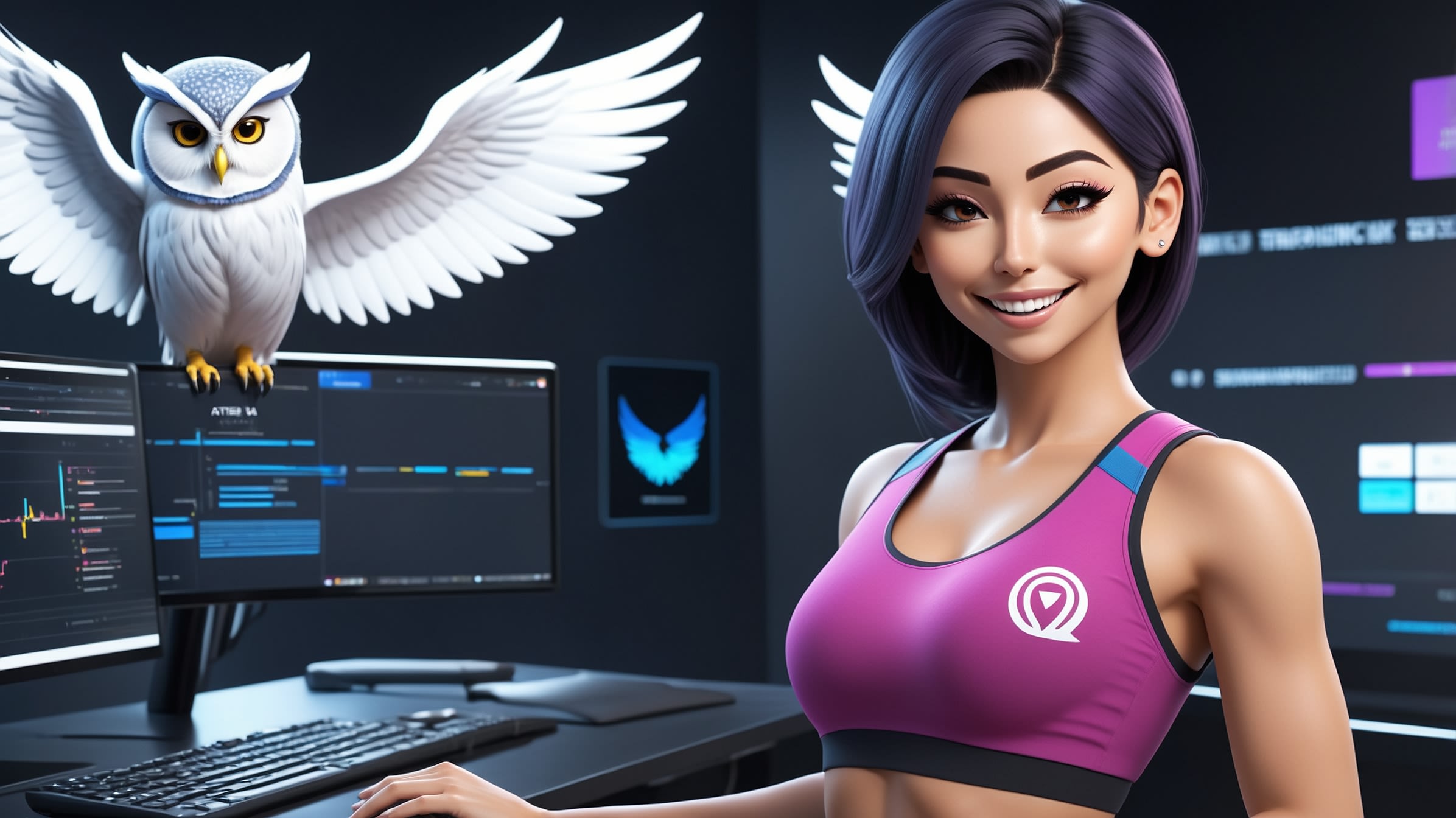 Leonardo AI | Athena Character Reference