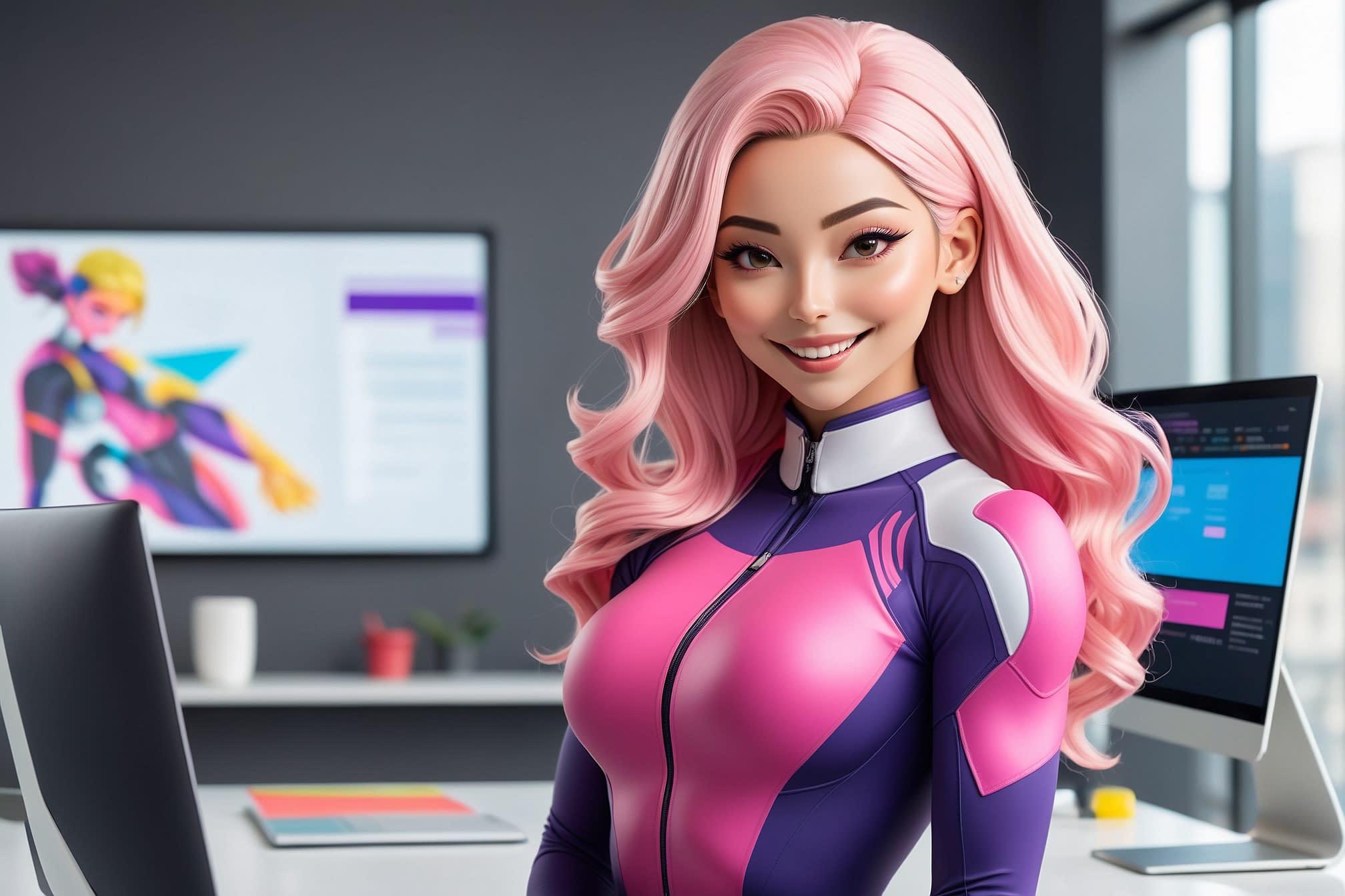 Leonardo AI | Athena Character Reference