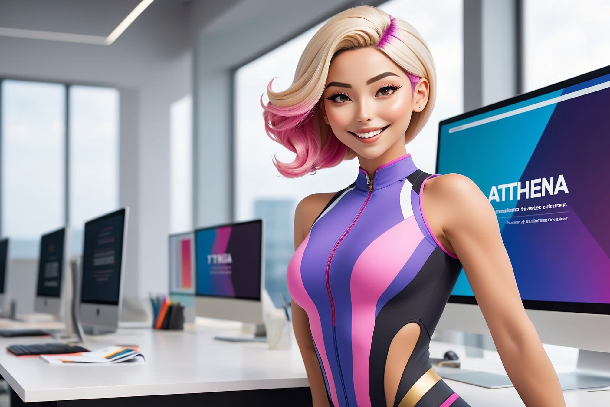 Leonardo AI | Athena Character Reference