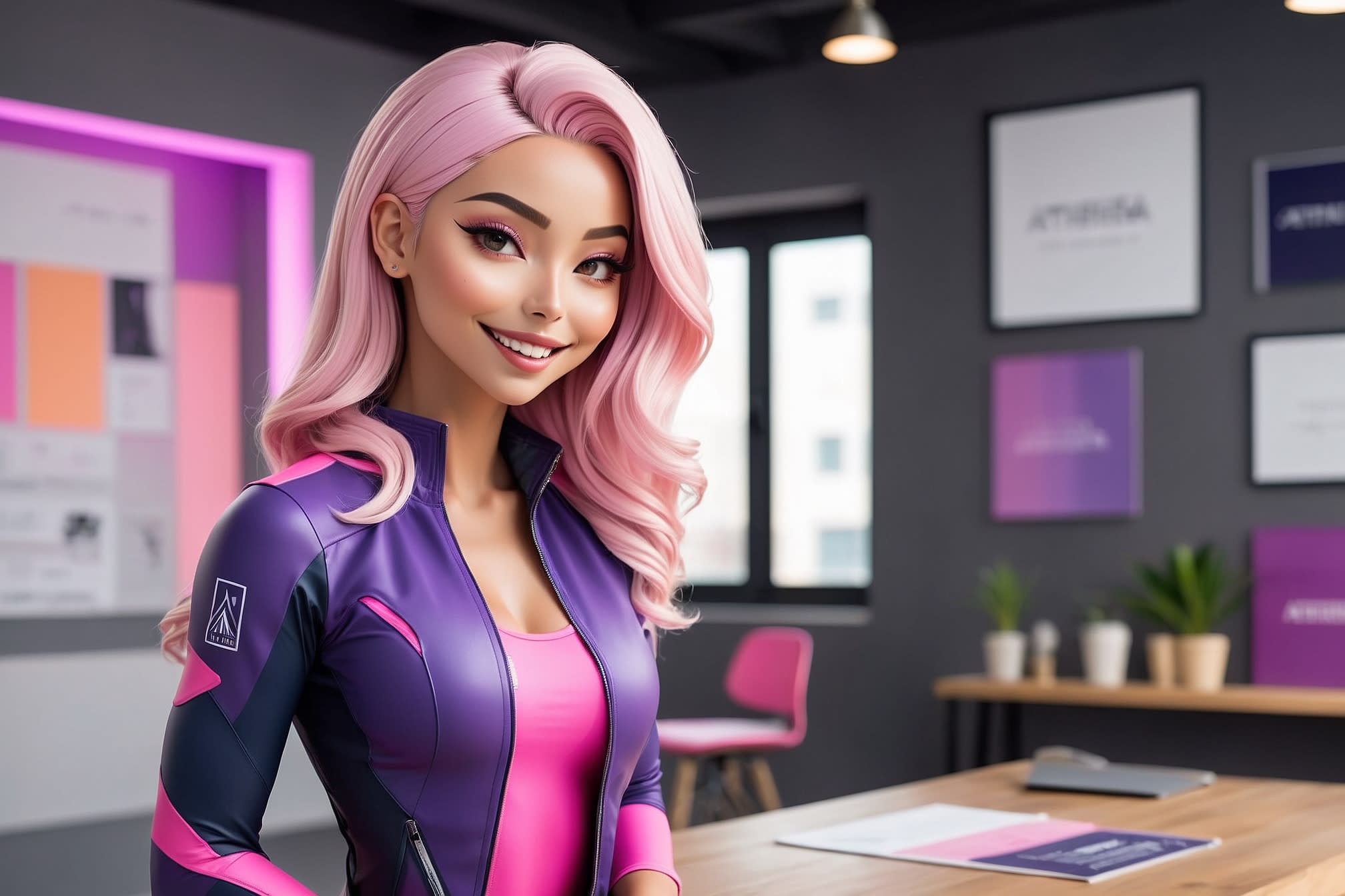 Leonardo AI | Athena Character Reference
