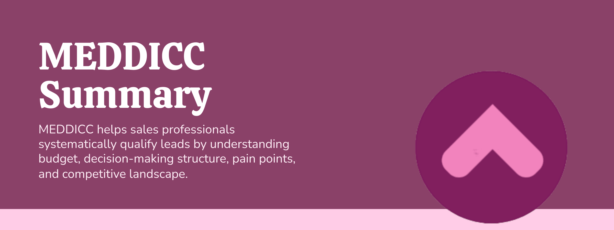 Putting It All Together: MEDDICC in Action