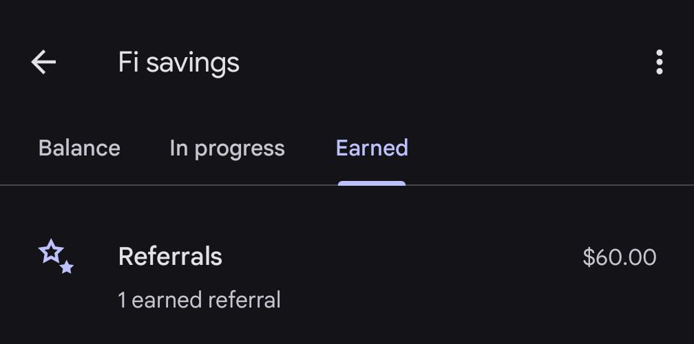 Google Fi Savings Earned Screenshot