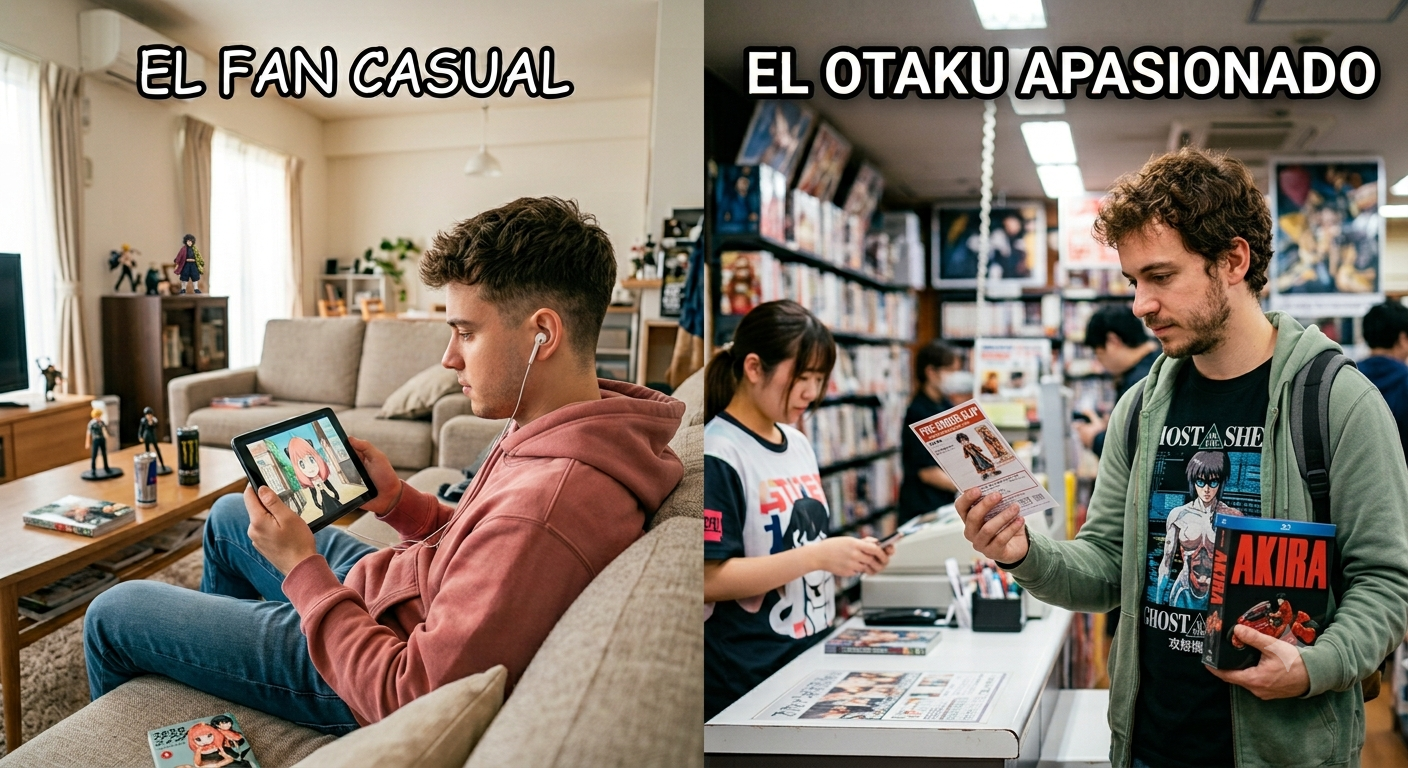 El Fan Casual vs El Fan Otaku