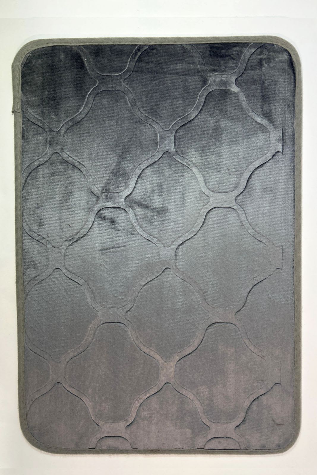 Grey Valvet Stone Mat 40x60 cm | Room Mat | Bedside Mat| Entrance Mat 2