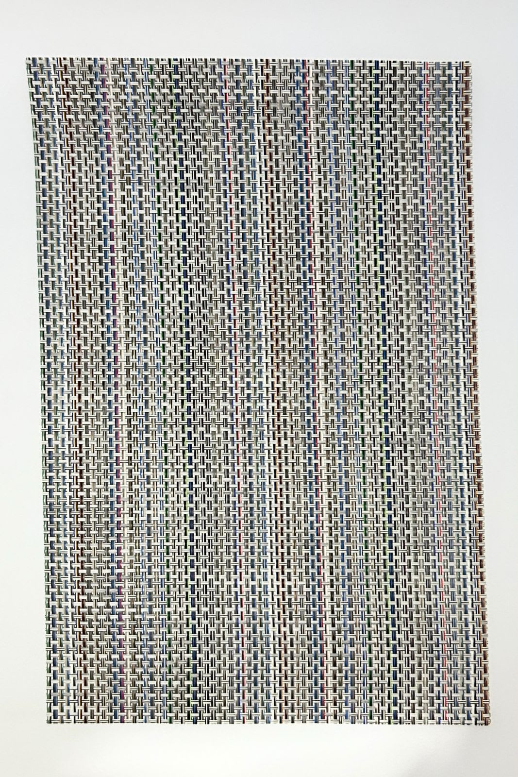 Multicolor Woven PVC Dining Placemats | 12" x 18" Set of 6 | by Dawraz Collection 2
