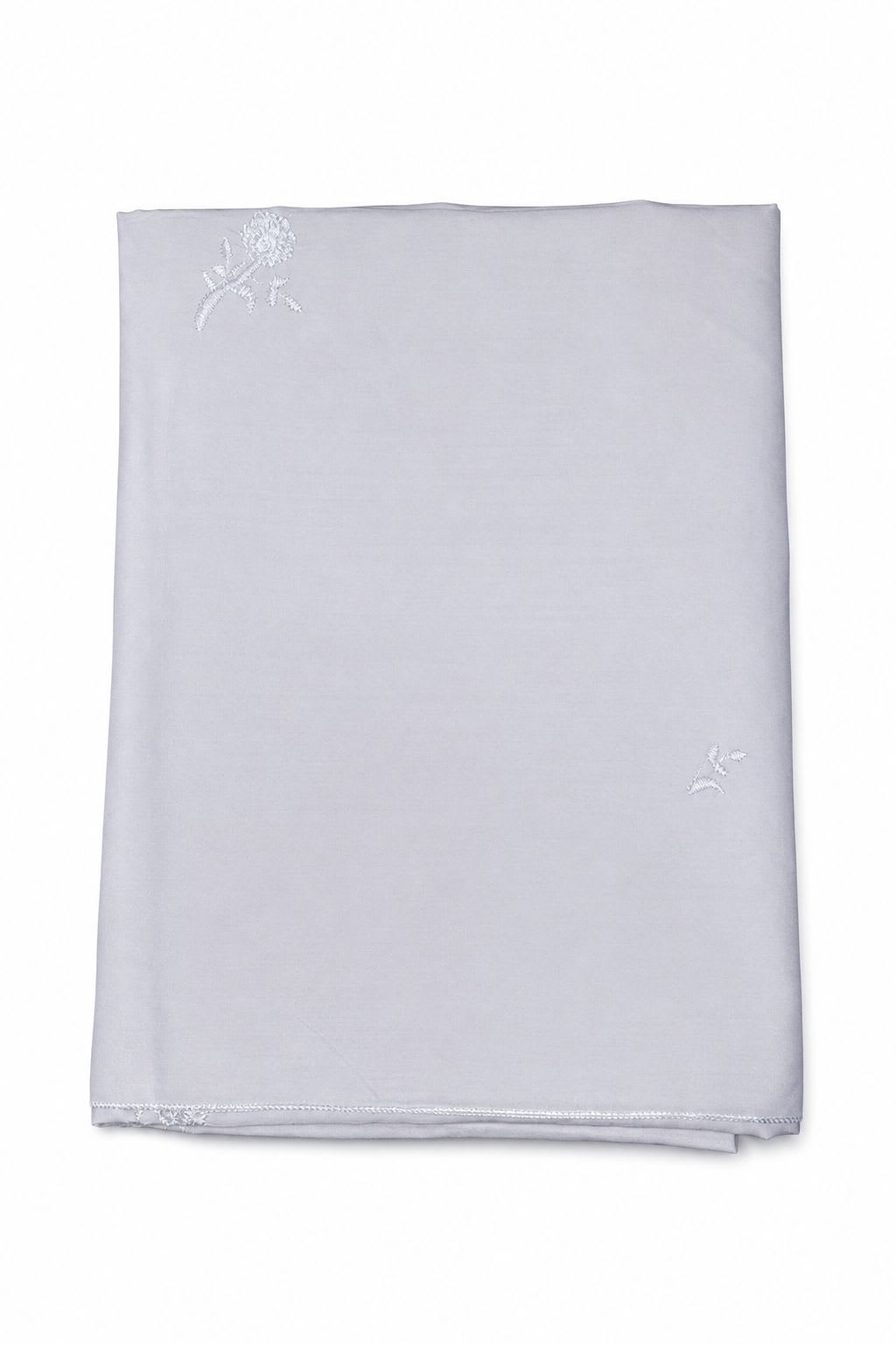 White Embroidered Namaz Chadar | Lightweight Fabron Lawn Chaddar for Women | 55x90 Inches 2