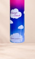 Sweet Cloud — البخاخ الوردي والأزرق — تفاصيل الملصق الأصلي