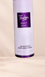 Teneger Night Rose — بخاخ معطّر — تفاصيل الملصق الأصلي