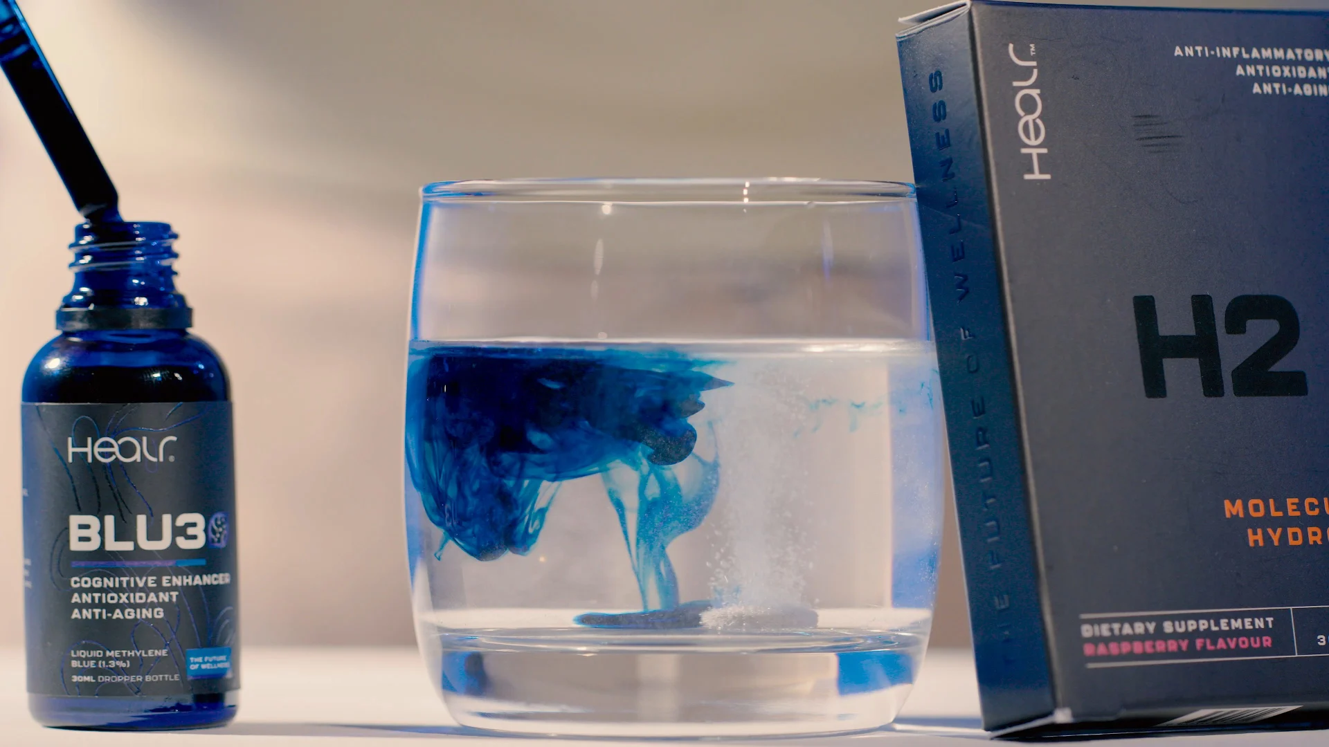 Designed for the future of wellness, HEALR H2 is the world’s finest hydrogen water. image