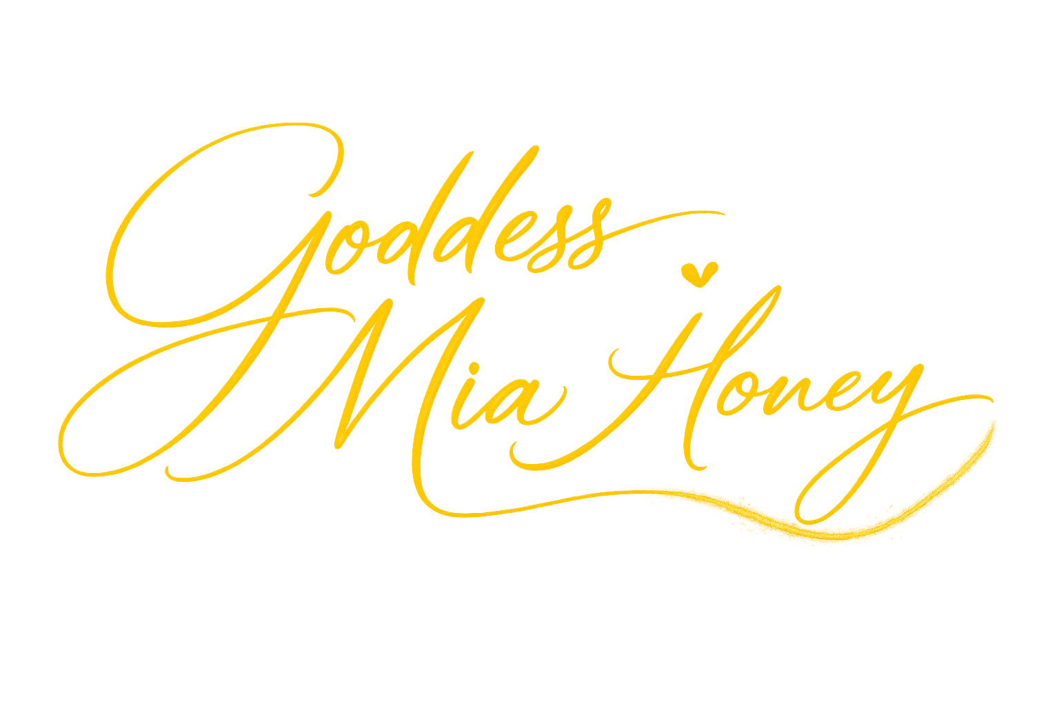 Goddess Mia Honey signature
