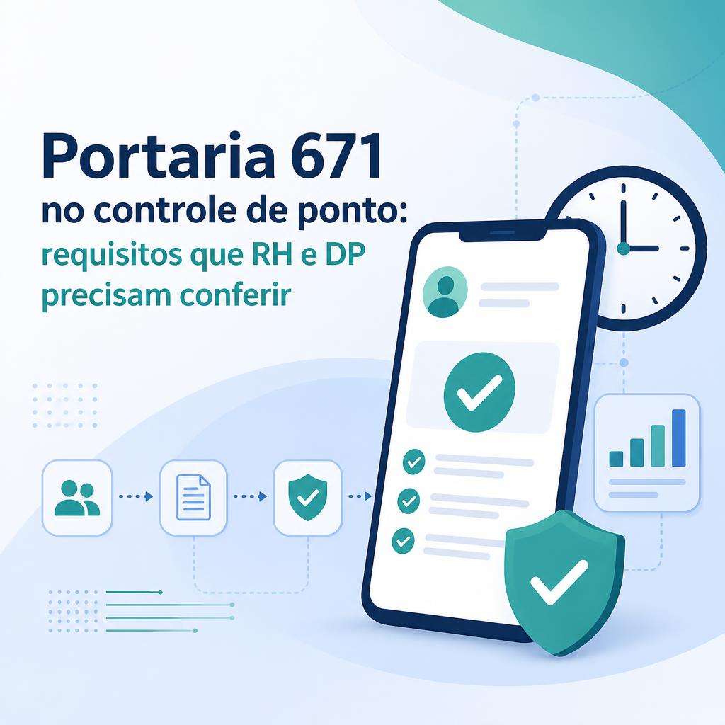 Imagem ilustrativa do artigo: Portaria 671 no controle de ponto: requisitos que RH e DP precisam conferir - Legislação