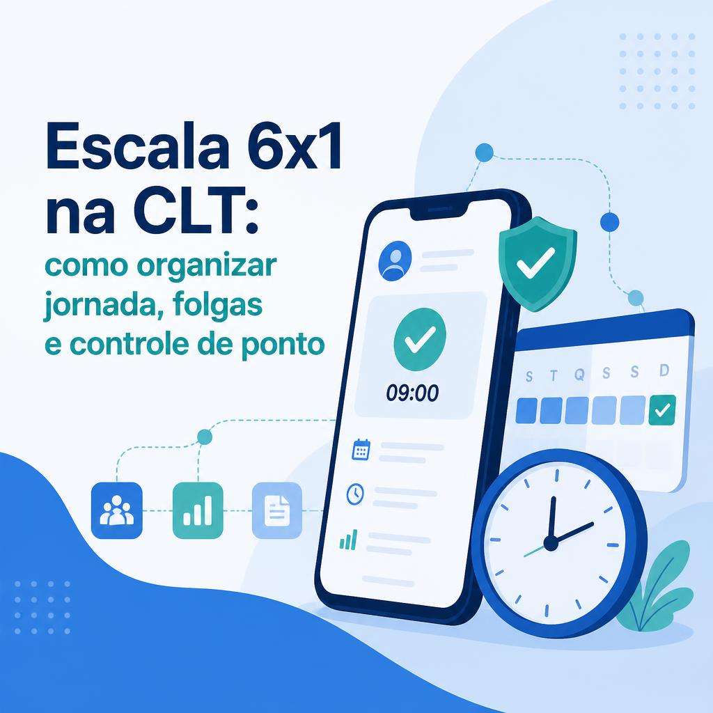 Imagem ilustrativa do artigo: Escala 6x1 na CLT: como organizar jornada, folgas e controle de ponto - Legislação