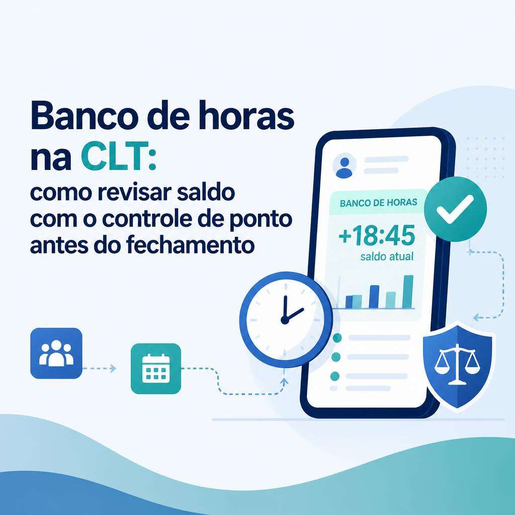 Imagem ilustrativa do artigo: Banco de horas na CLT: como revisar saldo com o controle de ponto antes do fechamento - Legislação
